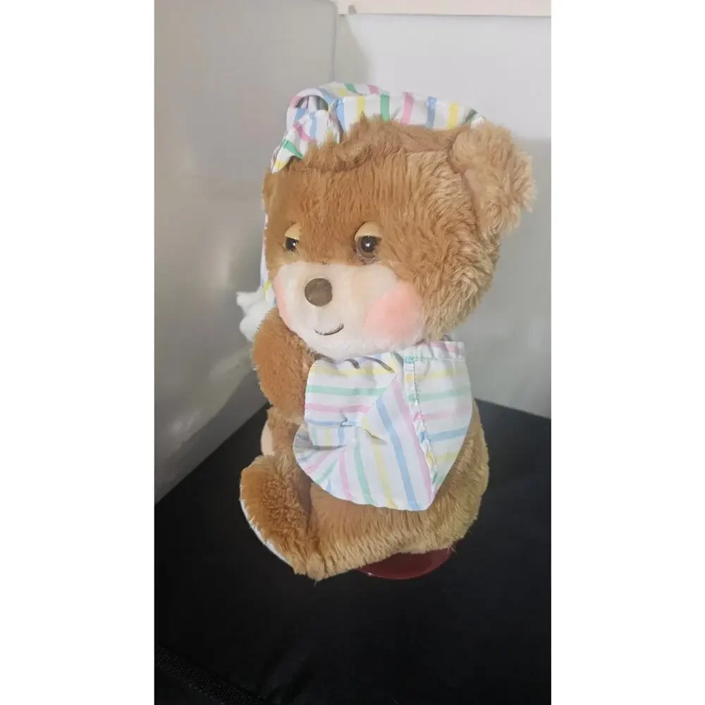 Vintage 1985 Fisher Price Sleepy Time Bear Plush Teddy Bear 12” Tal U1 - Picture 2 of 5